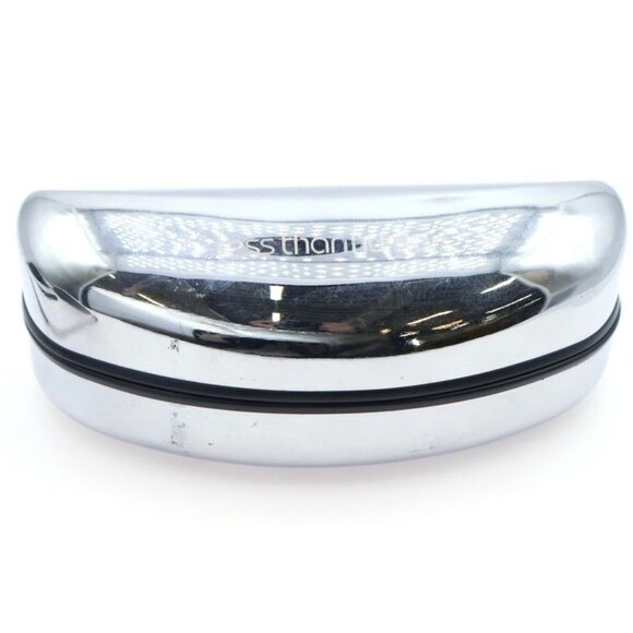 Prada Sunglasses Oval Wraparound Black Silver - Picture 6 of 6